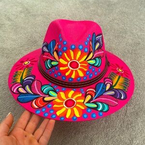 Hand Painted Straw Hat